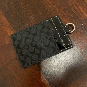 Coach Mini Black Key Tag
